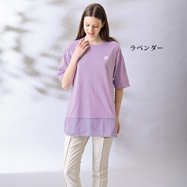 フィラ 裾メッシュ使いチュニック FILA