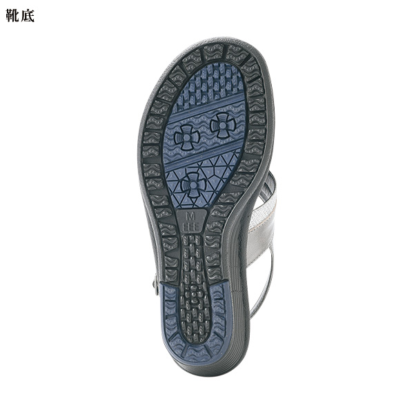 日本製牛革バックバンド軽量サンダル