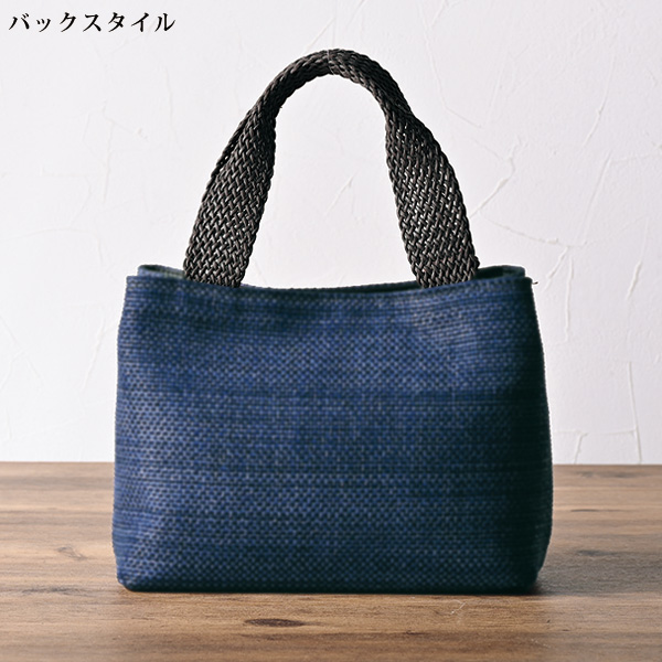 笹井源商店 パナマメッシュ編み手 手提げバッグ