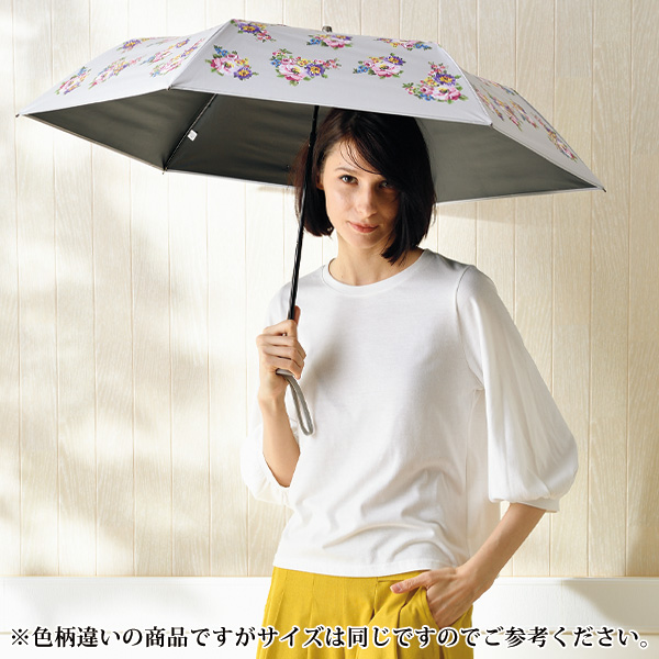 レイクアルスター 晴雨兼用 高級折り畳み傘 ローズ Lake Alster
