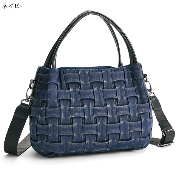 スモッキングデニム 2WAYバッグ