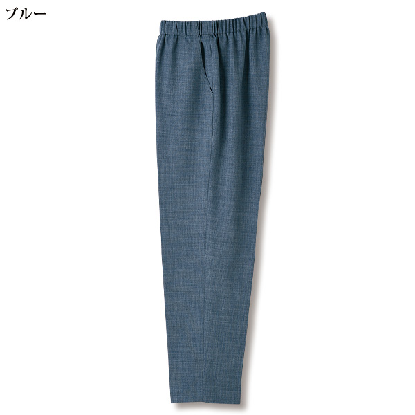 かすり調 楊柳パンツ 股下55cm 大きいサイズ S M L LL 3L 4L 5L