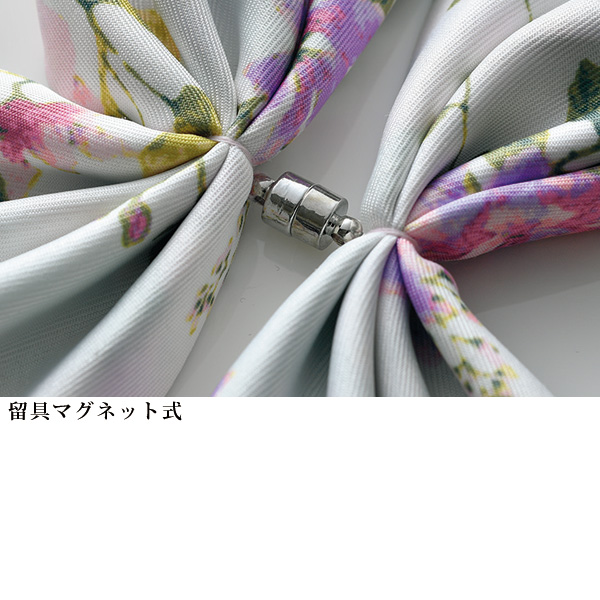 ワンタッチ花柄スカーフ