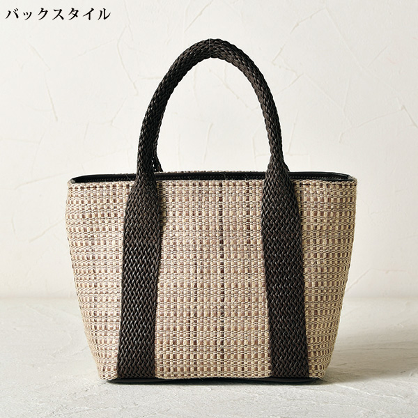 笹井源商店 ジュート混 メッシュ手提げバッグ