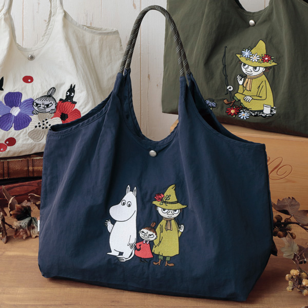 ムーミン キャラクター刺しゅうトートバッグ グループ MOOMIN