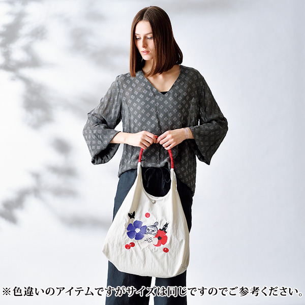 ムーミン キャラクター刺しゅうトートバッグ スティンキー MOOMIN