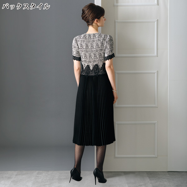 ドレスタイププリーツワンピース