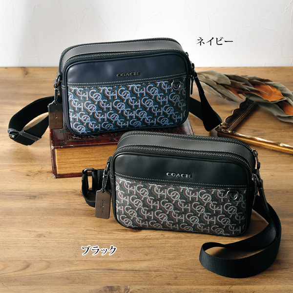 コーチ モノグラム2層式ショルダーバッグ COACH