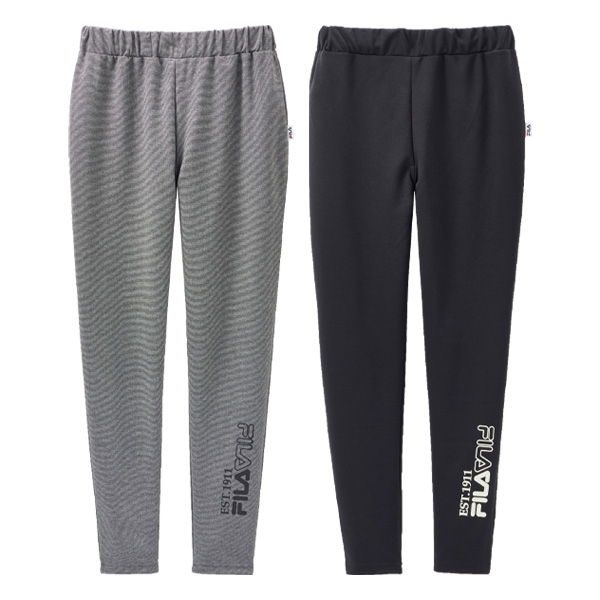 フィラ 機能満載！便利なレギンスパンツ 2色組 股下63cm FILA