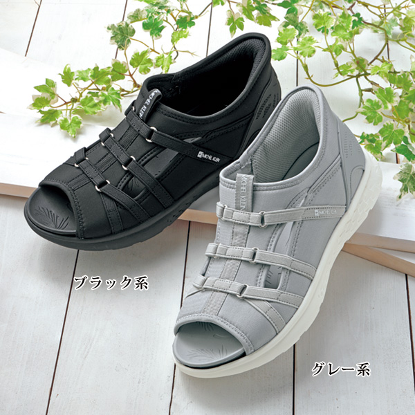ミシェルクラン ストレートベルトするっと履けるサンダル MICHEL KLEIN