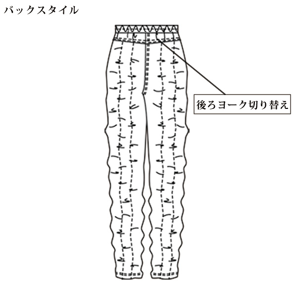 ミセスのためのくしゅくしゅ美脚レギンスパンツ3色組 大きいサイズ ML 3L