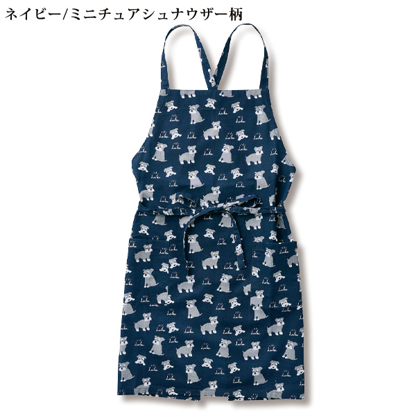 可愛い犬モチーフエプロン