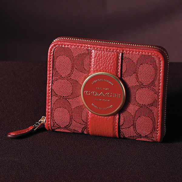 コーチ ロニーライン2つ折財布 COACH