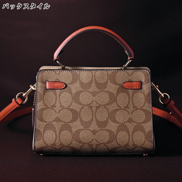コーチ レザー＆シグネチャー2WAY手提げ COACH