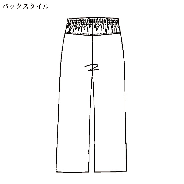 お家で洗える多機能素材セミワイドパンツ  大きいサイズ M L LL 3L