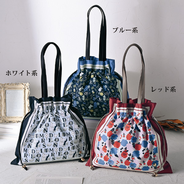 ムーミン スカーフ柄トート MOOMIN