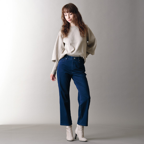 ニューヨークスター・ボブソン ストレートデニムパンツ NEW YORK STARS BOBSON 大きいサイズ S M L LL 3L