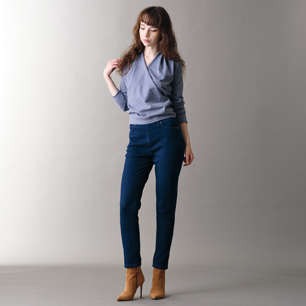 ニューヨークスター・ボブソン スリムデニムパンツ NEW YORK STARS BOBSON 大きいサイズ S M L LL 3L