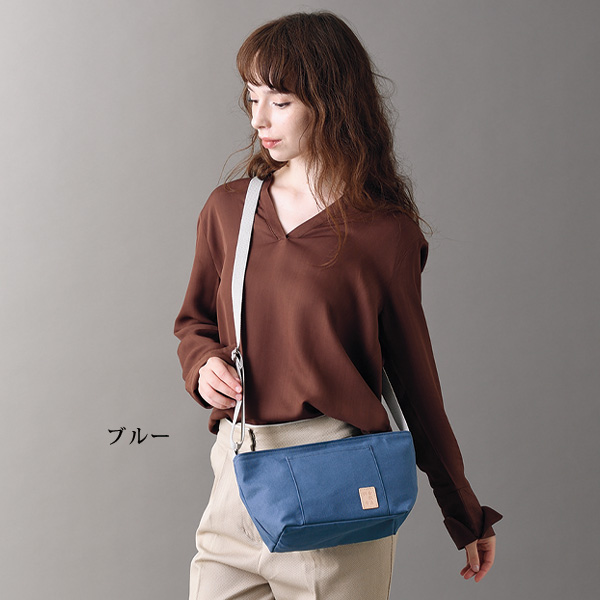 倉敷産帆布ショルダーバッグ
