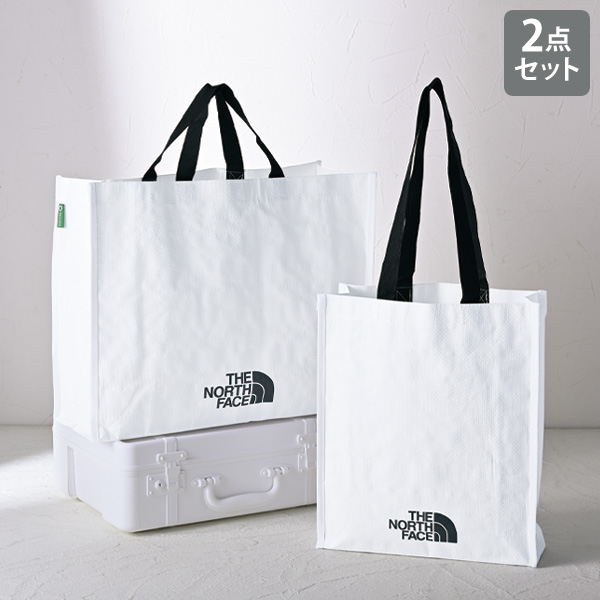 ザ・ノースフェイス ロゴデザインエコバッグ2点セット THE NORTH FACE