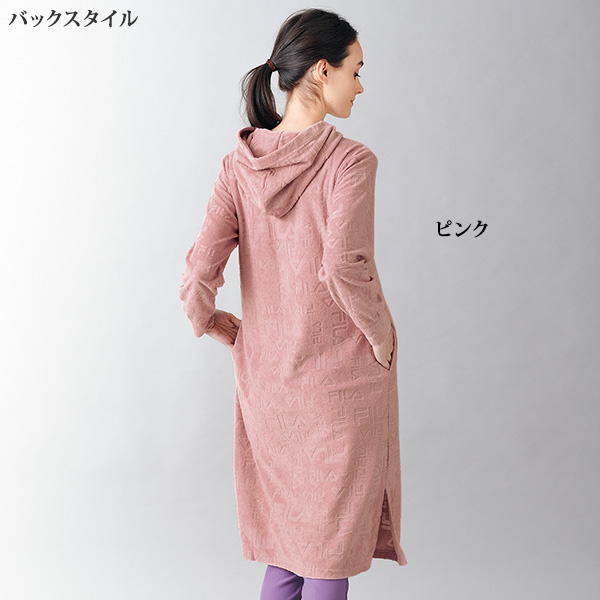 フィラ UVジャカードロゴパイルワンピース FILA 大きいサイズ M L LL 3L