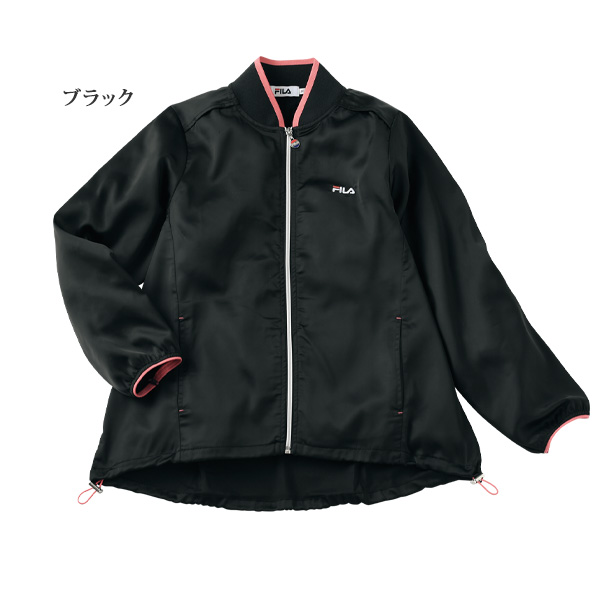 フィラ UVストレッチサテンはっ水ブルゾン FILA