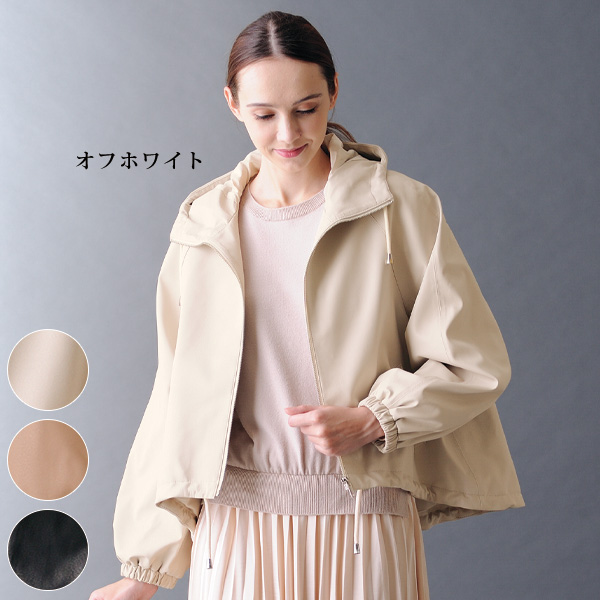 ラムレザーフードジャケット