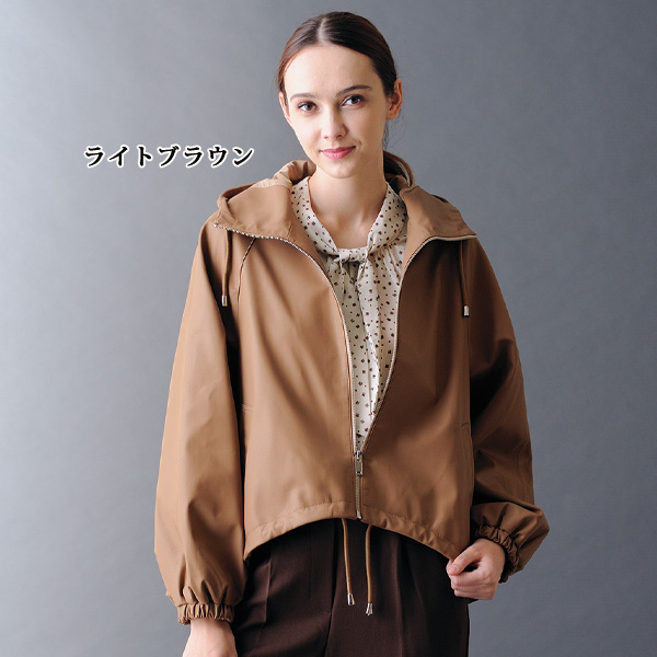 ラムレザーフードジャケット