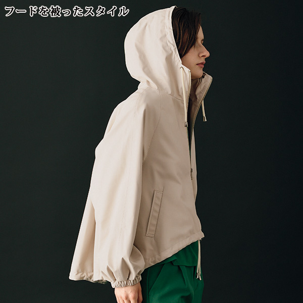 ラムレザーフードジャケット