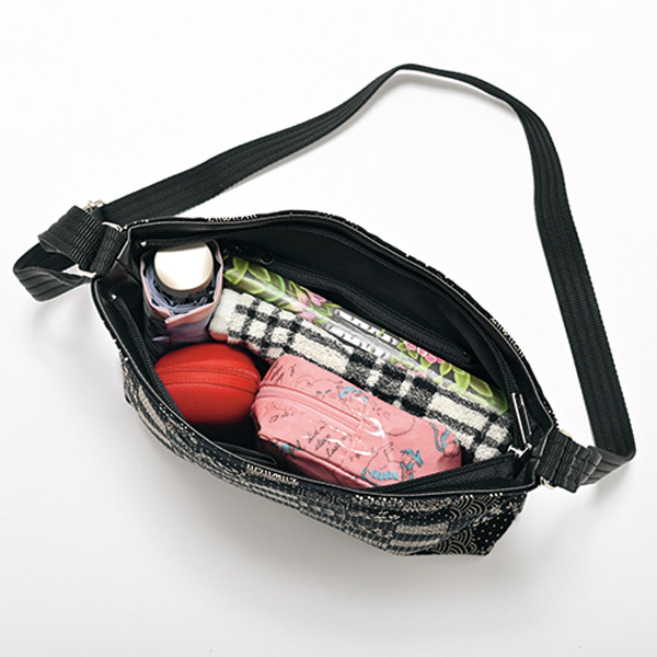 笹井源商店 印伝調パッチワーク柄 ショルダーバッグ