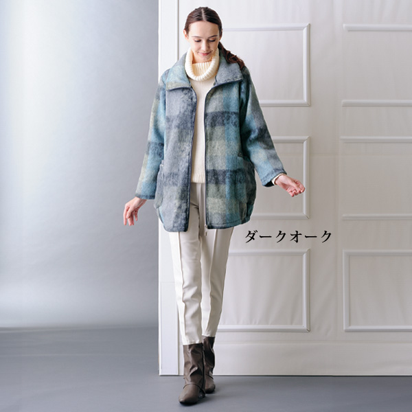 かぶせデザインミドル丈ブーツ