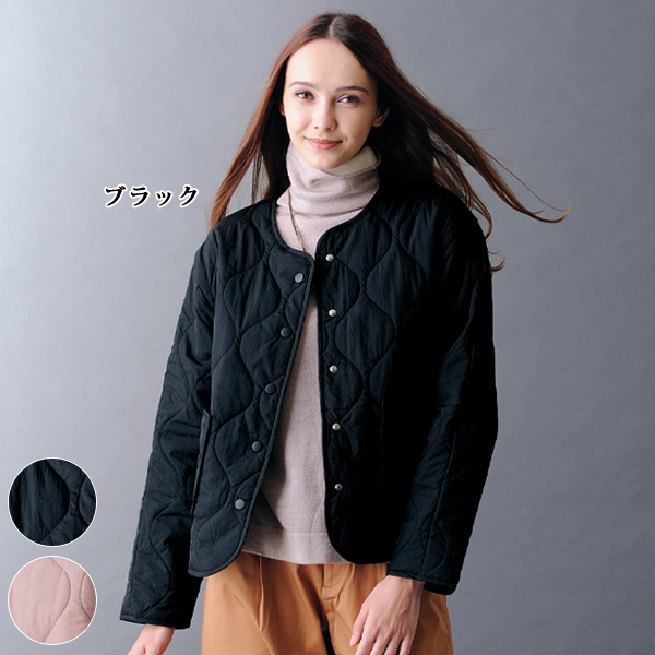 薄中わたキルトジャケット