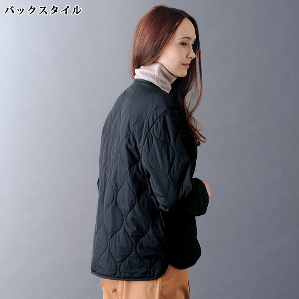 薄中わたキルトジャケット