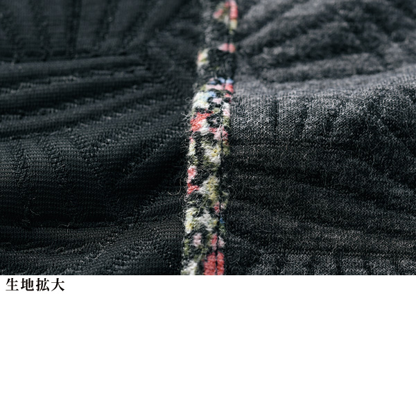 プリントパイピングジャケットカーディガン