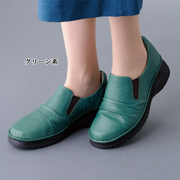 山羊革シャーリングウォーキングシューズ