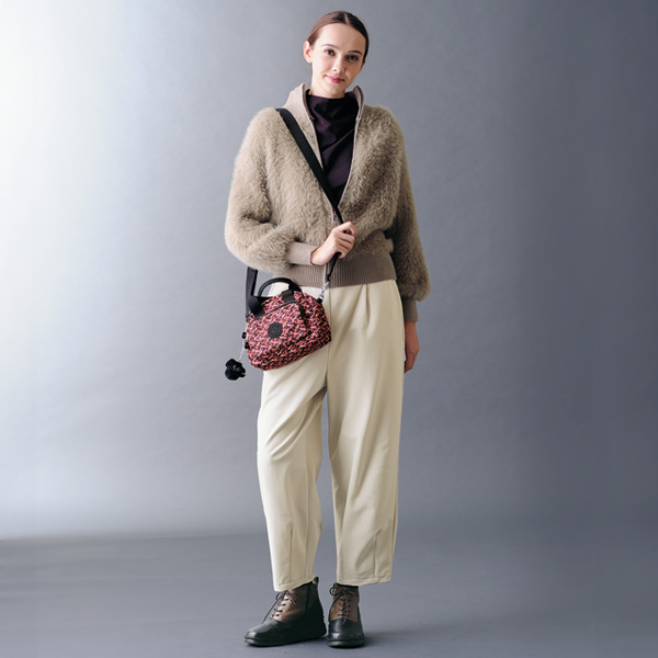 フェザーヤーン ジップアップブルゾン