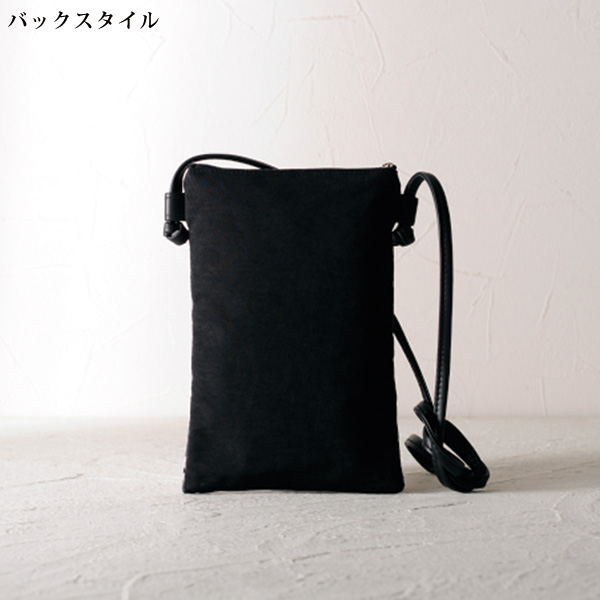 パンクリエーション 桐生ジャカードフラワー柄ポシェット PAN CREATION