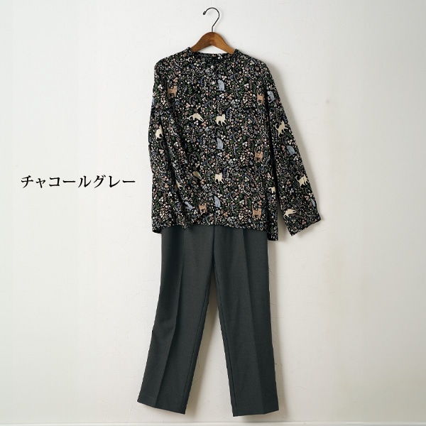 OutFirst ストレートパンツ股下60cm 大きいサイズ M L LL 3L 4L