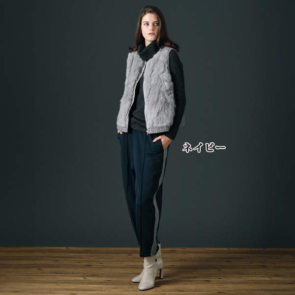 ベビーコットン仕様ライン入りパンツ