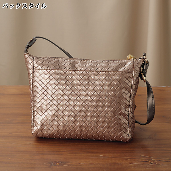 メッシュ型押しショルダー