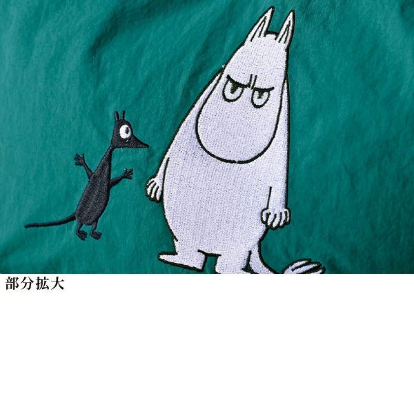 ムーミン キャラクター刺しゅうトートバッグ アングリームーミン MOOMIN