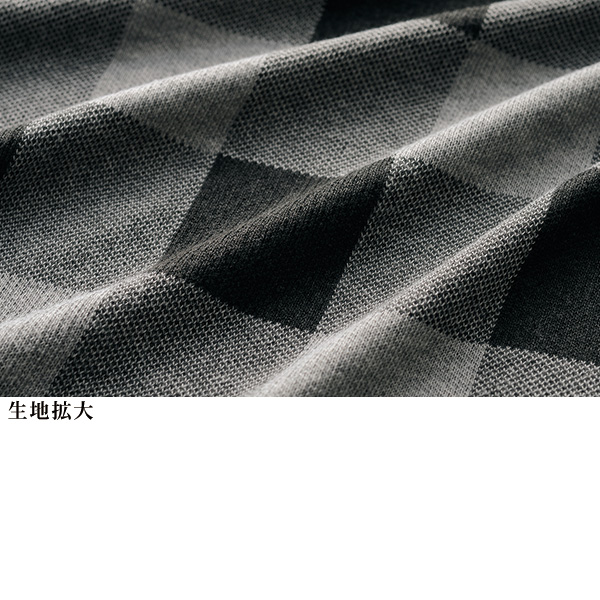 ジャカード格子柄パーカージャケット 大きいサイズ M L LL 3L