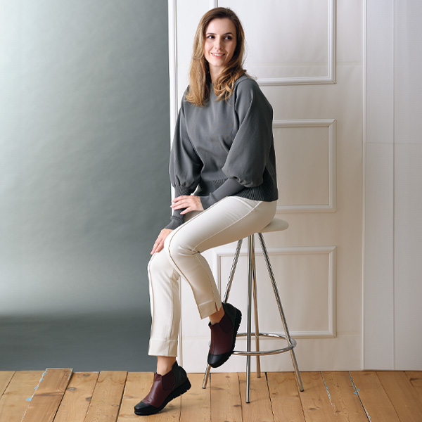 スタートシューズ工業所×龍野レザー 牛革マルチカラーショートブーツ