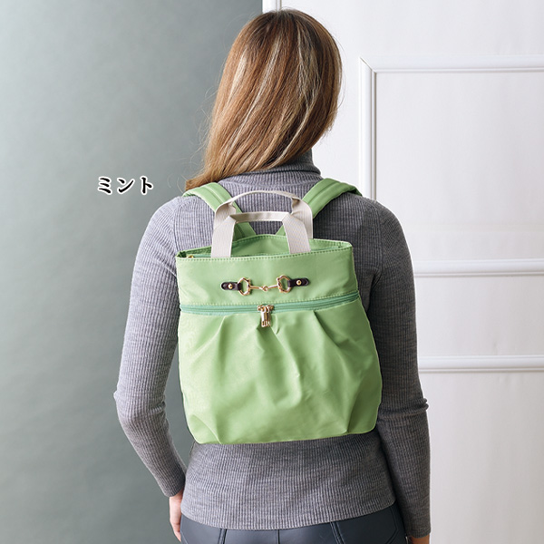 前金具デザイン2WAYリュック