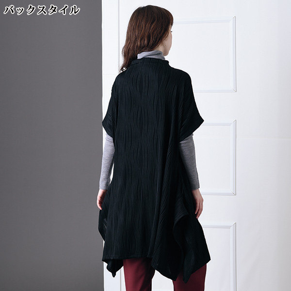 イレギュラーヘムジャカードチュニック