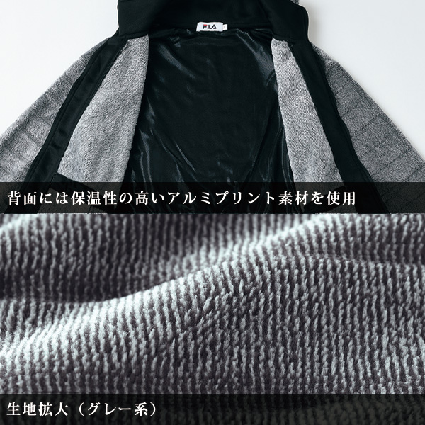 フィラ UV裏アルミエコサーモミドルコート FILA