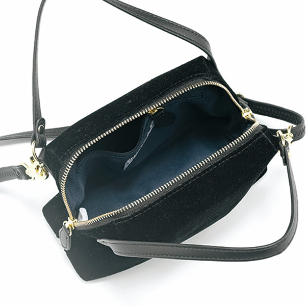 アッスン ベロア2WAYハンドバッグ ASSN