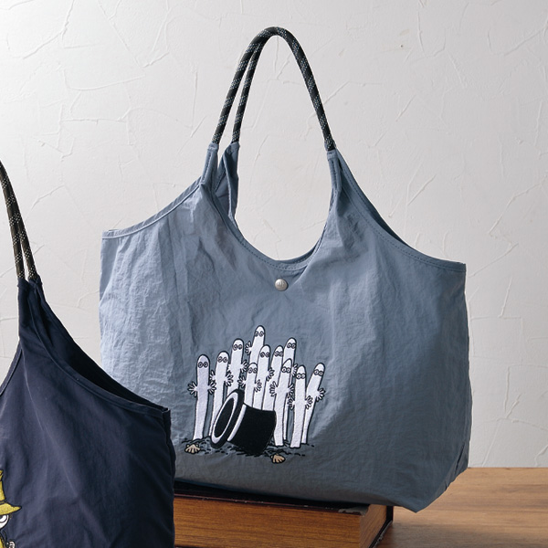 ムーミン キャラクター刺しゅうトートバッグ ニョロニョロ MOOMIN