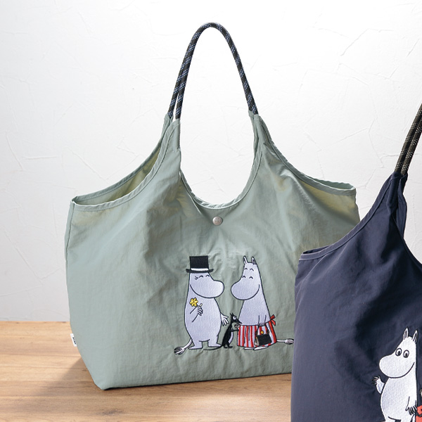 ムーミン キャラクター刺しゅうトートバッグ ファミリー MOOMIN