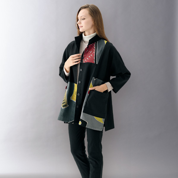 バティックパッチポケットジャケット